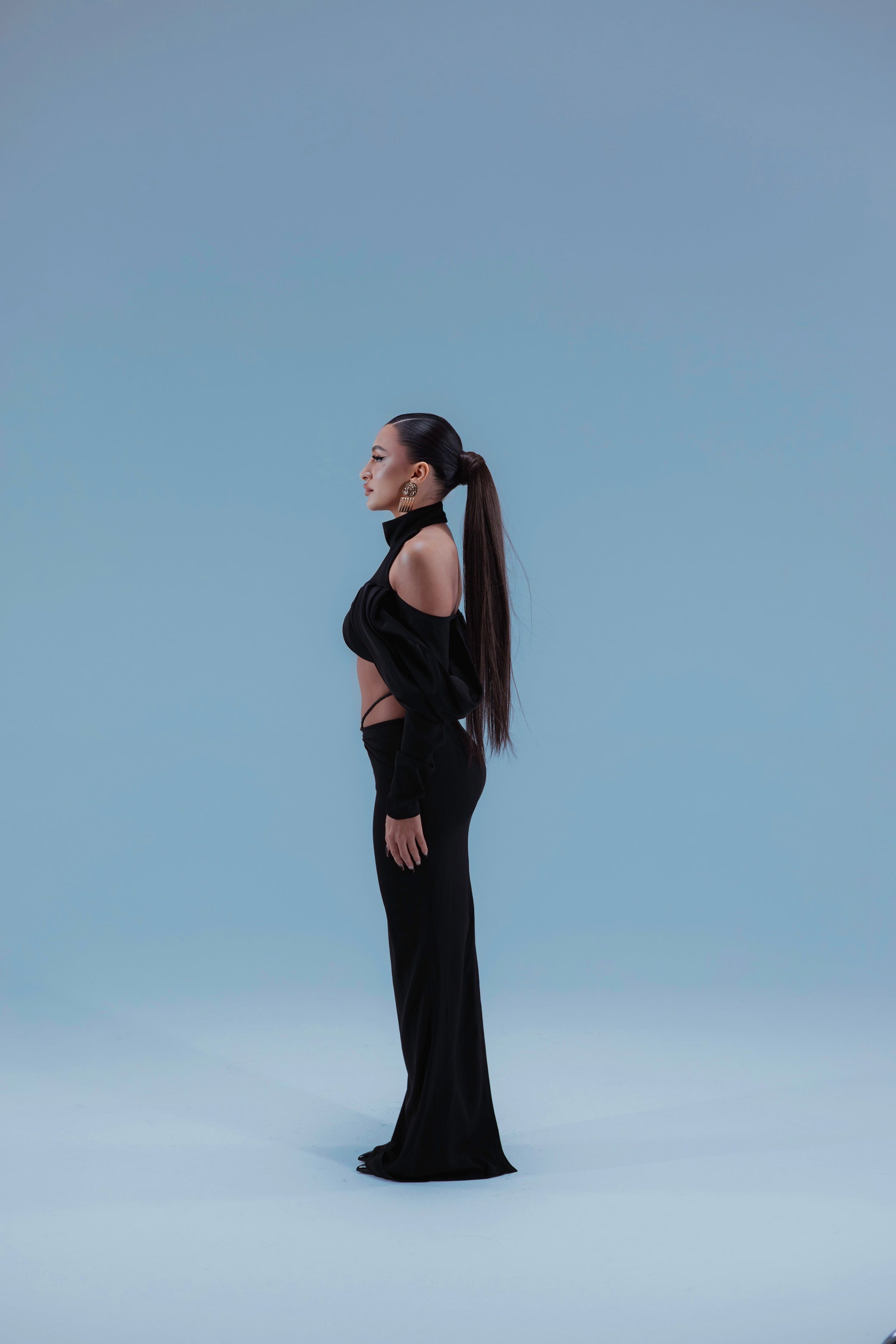Guilty Angel Two-Piece Set in black